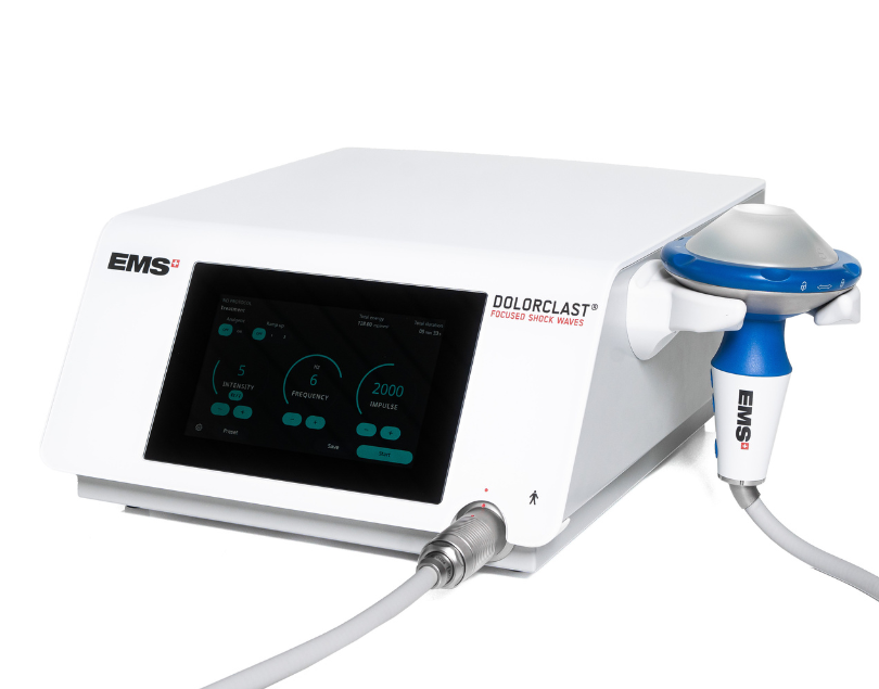 dolorclast focused shock waves console